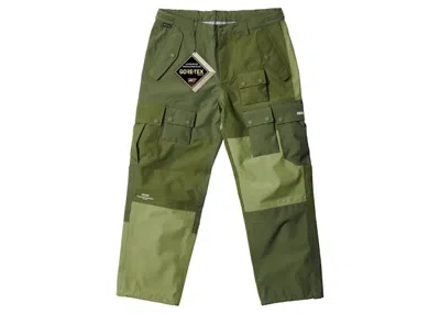 Pre-owned Palace X Engineered Garments Goretex Fa Pant In Olive In Green