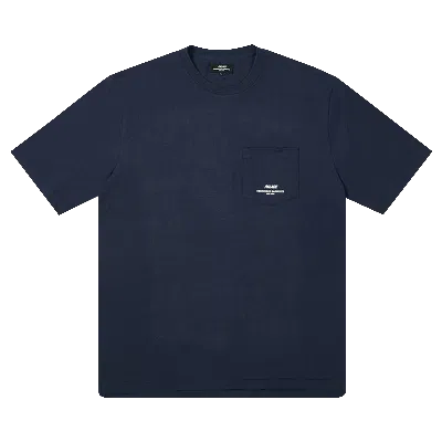 Pre-owned Palace X Engineered Garments Heavyweight T-shirt 'navy' In Blue