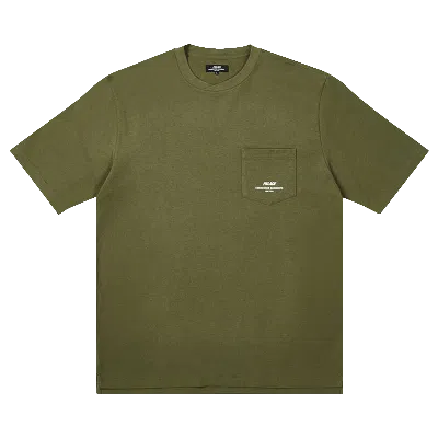 Pre-owned Palace X Engineered Garments Heavyweight T-shirt 'olive' In Green