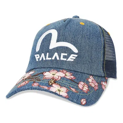 Palace X Evisu Denim Cap 'blue'