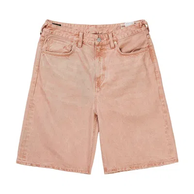 Pre-owned Palace X Evisu Long Denim Short 'pink Wash' | Men's Size 30