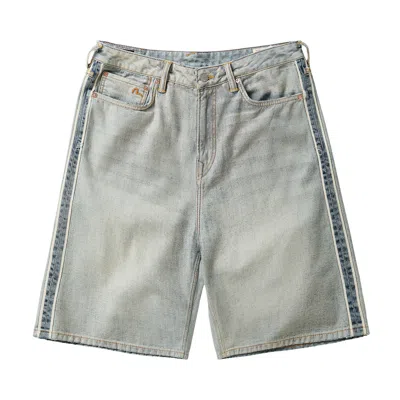 Pre-owned Palace X Evisu Long Denim Short 'reverse Indigo' | Blue | Men's Size 34