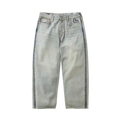 Pre-owned Palace X Evisu P90 Baggy Jean 'reverse Indigo' | Blue | Men's Size 36