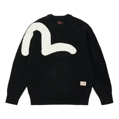 Palace X Evisu Seagull Knit Sweater 'black'