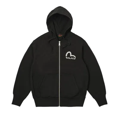 Pre-owned Palace X Evisu Zip Hood 'black'