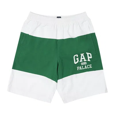 Pre-owned Palace X Gap Boardshort 'white/green'