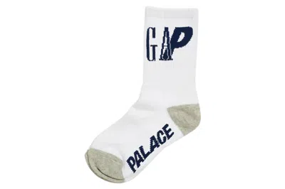 Pre-owned Palace X Gap Kids Socks White