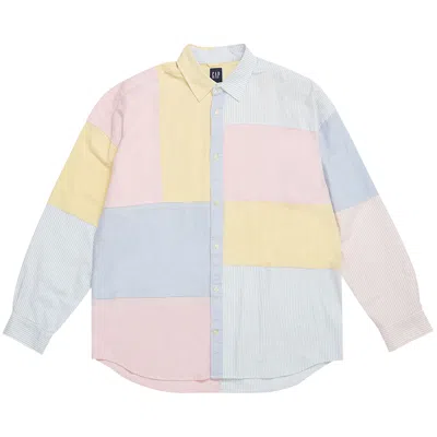 Pre-owned Palace X Gap Oxford Drop Shoulder 'multicolor' In Multi-color