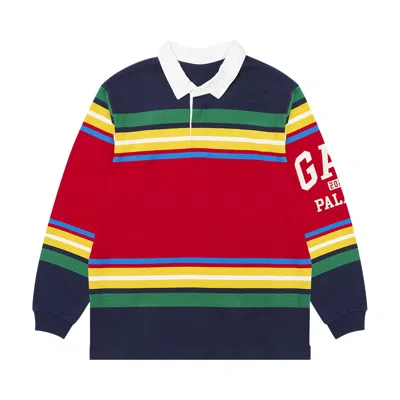 Pre-owned Palace X Gap Rugby Shirt 'multicolor' In Multi-color