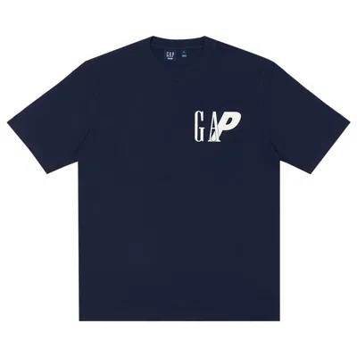 Pre-owned Palace X Gap T-shirt 'blue'