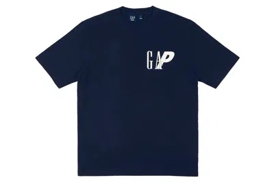 Pre-owned Palace X Gap T-shirt Blue