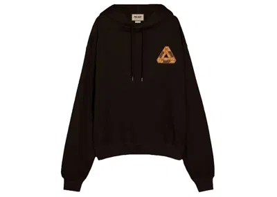Pre-owned Palace X Gucci Triferg Gg Patch Hoodie In Black