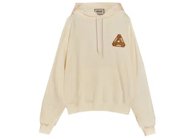 Pre-owned Palace X Gucci Triferg Gg Patch Hoodie In Ivory