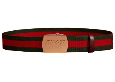 Pre-owned Palace X Gucci Web Skater Belt