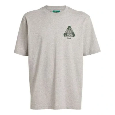 Palace X Harrods Logo T-shirt 'grey' In Gray