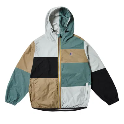 Pre-owned Palace X K-way Le Vrai 3.0 Claude Packable Jacket 'multicolor/blue/black' | Multi-color | Men's Size