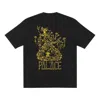 Palace X Lotties Crossover Dragon Alphabet Pattern Short Sleeve Unisex Black In Black