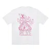 Palace X Lotties Crossover Dragon Alphabet Pattern Short Sleeve Unisex White In White