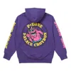 Palace X M-zone Crossover Small Devil Tri-ferg Pattern Long Sleeves Purple