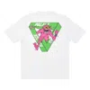 Palace X M-zone Crossover Small Tri-ferg Pattern Short Sleeve Unisex White In White