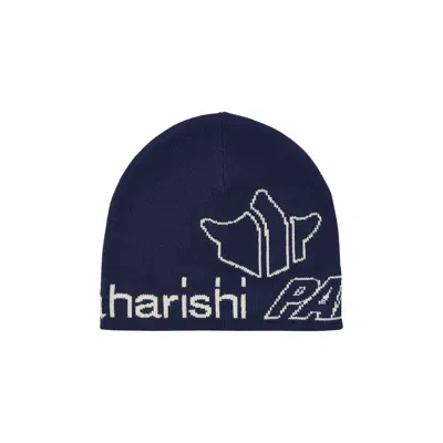 Pre-owned Palace X Maharishi No Cuff Beanie 'blue' | Men's Size Onesize