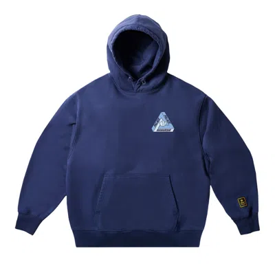 Pre-owned Palace X Maharishi Tri-bonsai Dpm Hood 'blue' | Men's Size L
