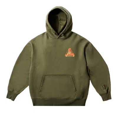 Pre-owned Palace X Maharishi Tri-bonsai Hood 'olive' | Green | Men's Size M