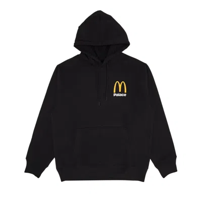 Pre-owned Palace X Mcdonald's Logo Hoodie 'black' | Men's Size Xl