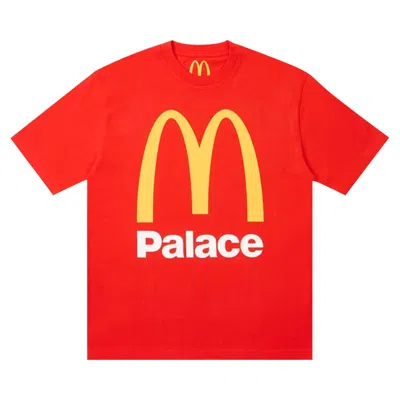 Pre-owned Palace X Mcdonald's Logo T-shirt 'red' | Men's Size M