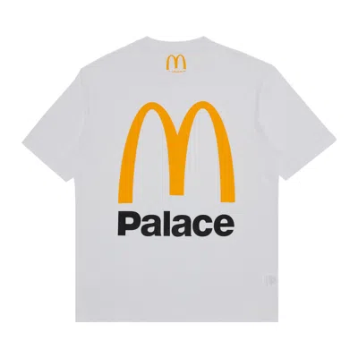 Pre-owned Palace X Mcdonald's Logo T-shirt 'white' | Men's Size L
