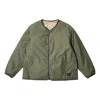 Palace X Nanamica Fw23 Reversible Down Cardigan 'green'