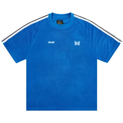 Pre-owned Palace X Needles Towelling T-shirt 'blue' | Men's Size L