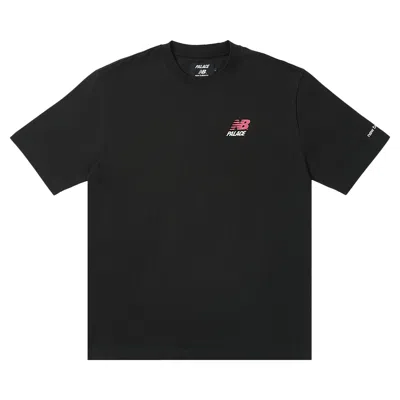Pre-owned Palace X New Balance Logo T-shirt 'black'