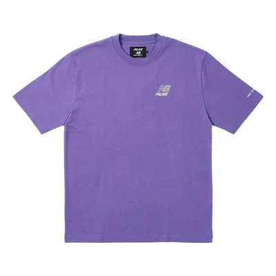 Palace X New Balance Logo T-shirt 'purple'