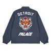 Palace X New Era Detroit Tigers New Era Coach Jacket 'navy' In Blue