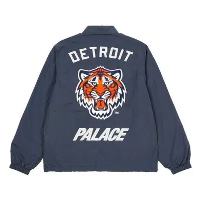 Palace X New Era Detroit Tigers New Era Coach Jacket 'navy' In Blue