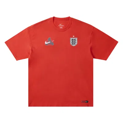 Pre-owned Palace X Nike England T-shirt 'lt Crimson' | Red | Men's Size L