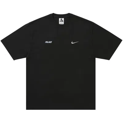 Pre-owned Palace X Nike Font Swoosh T-shirt 'black' | Men's Size S