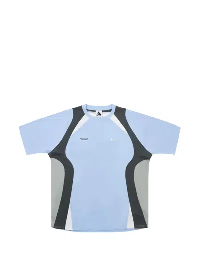 Palace X Nike Graphic-print T-shirt In Blue