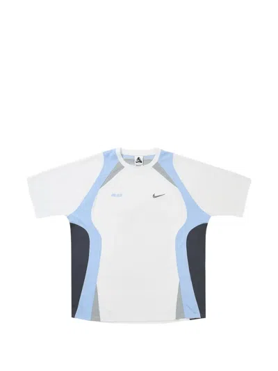 Palace X Nike Logo-print Panelled T-shirt In White