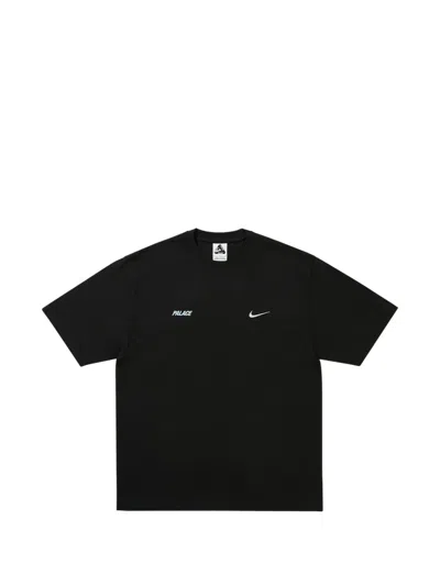 Palace X Nike Logo-print T-shirt In Black