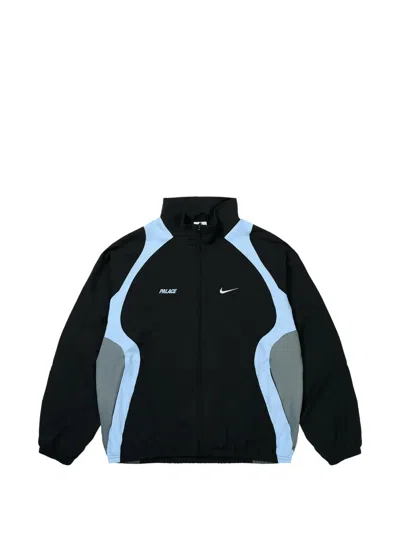 Palace X Nike Panelled Track Jacket In Black