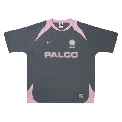 Pre-owned Palace X Nike Shop Jersey 'tyo Turbulence' | Grey | Men's Size M In Gray