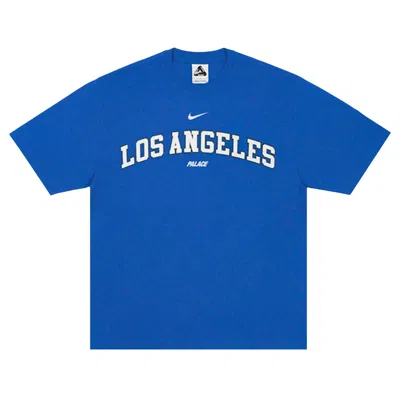 Pre-owned Palace X Nike Shop T-shirt 'los Angeles Blue' | Men's Size L