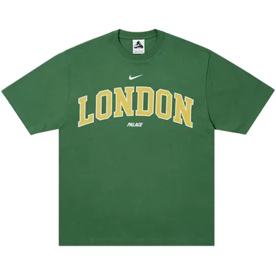 Pre-owned Palace X Nike Shop T-shirt 'london Green' | Men's Size M