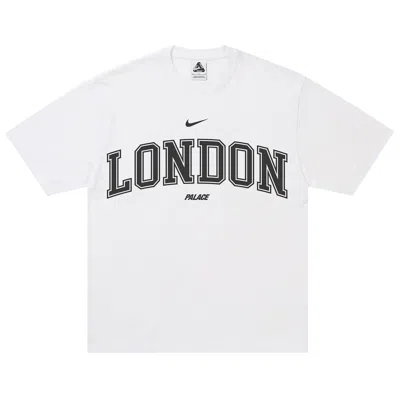 Pre-owned Palace X Nike Shop T-shirt 'london White' | Men's Size L