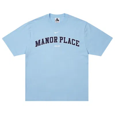 Pre-owned Palace X Nike Shop T-shirt 'mp Open Air' | Grey | Men's Size L In Gray