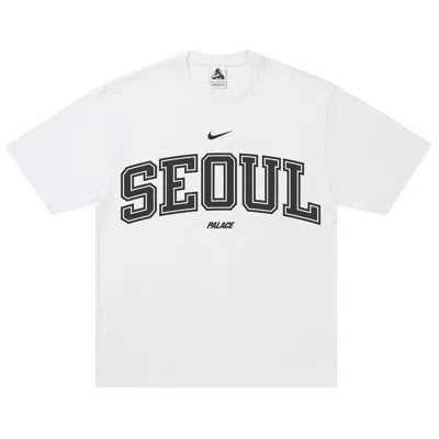 Pre-owned Palace X Nike Shop T-shirt 'seoul White' | Men's Size Xl