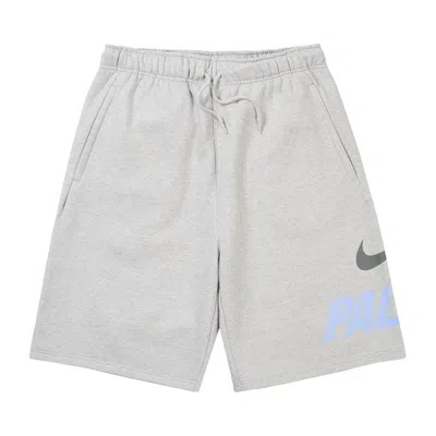 Pre-owned Palace X Nike Sweat Short 'grey Marl' | Men's Size M In Gray