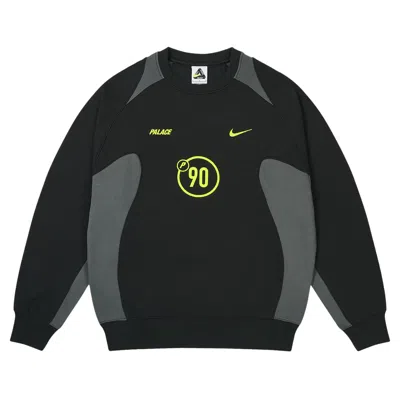 Pre-owned Palace X Nike Total P90 Crew 'black' | Men's Size L